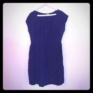 Navy Blue Old Navy Dress with pockets