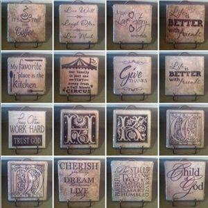 Initial Tiles - H & G