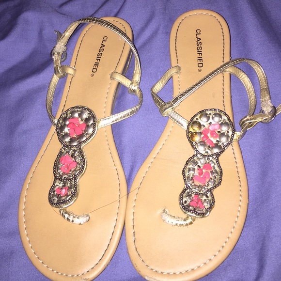 Gold Sandals