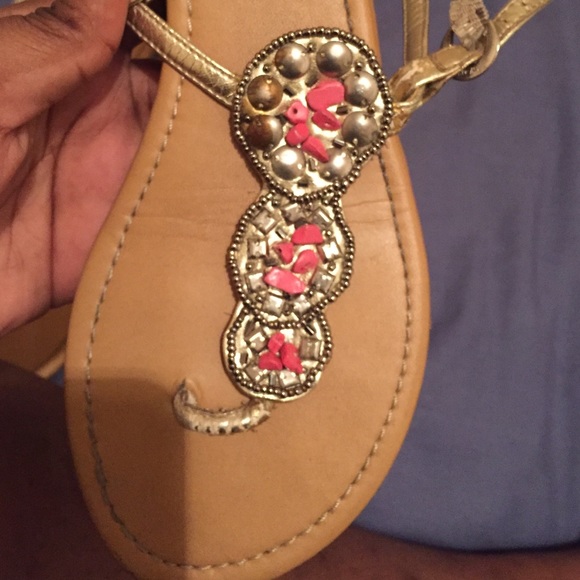 Gold Sandals - Picture 4 of 4