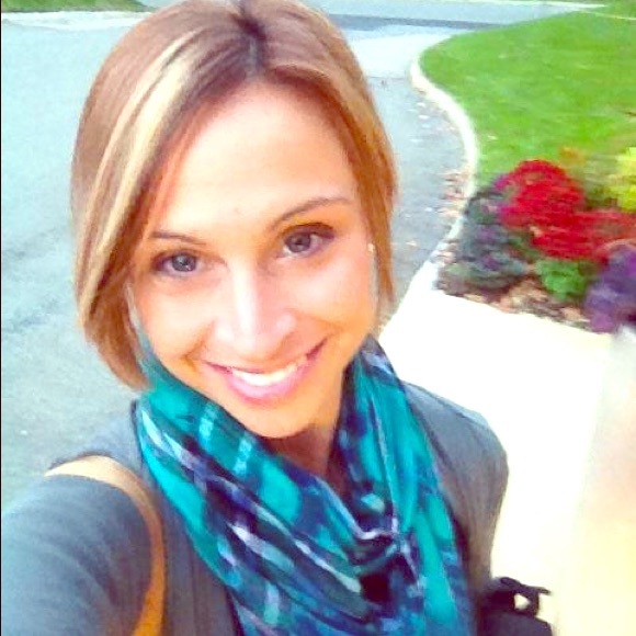 Blue Green Plaid Scarf - Target brand - used