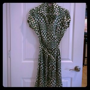 White & green dress from Halo.