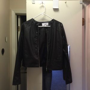 Jack Faux leather jacket.
