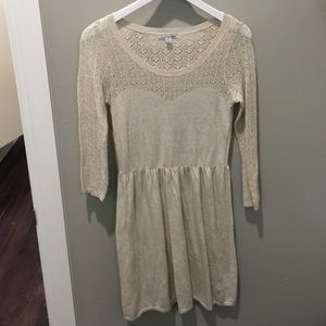 Knit sweater dress