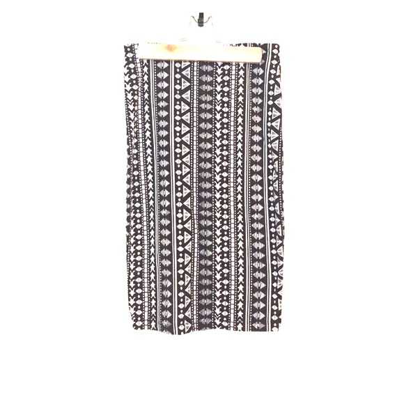 Tribal pencil skirt.