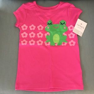 Carters hot pink frog shirt!
