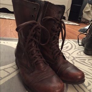 Steve Madden combat boots