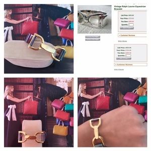 Vintage Ralph Lauren Equestrian cuff Bracelet