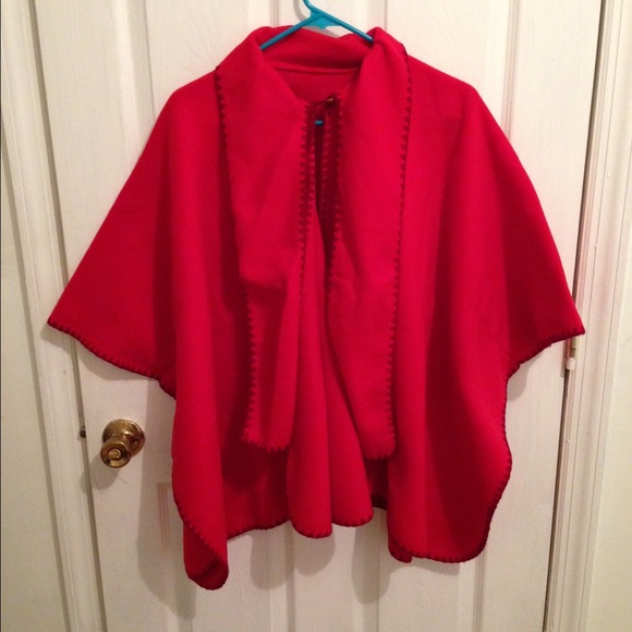Poncho with arm division. Soft cotton, delicate
