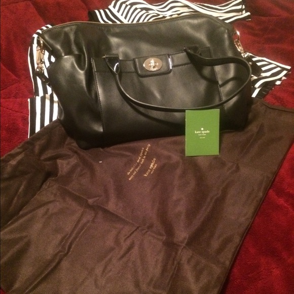 👜 New👜 Kate Spade Black 👜REDUCED $50 Off✅ SOLD✅ - Picture 4 of 4