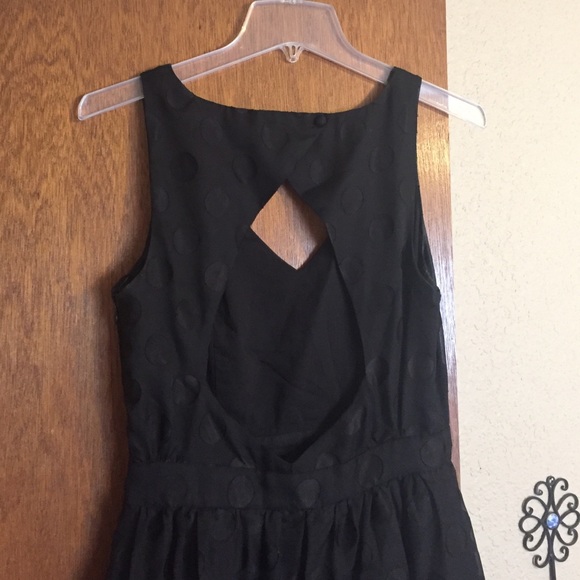 Black Polka Dot Dress - Picture 2 of 4