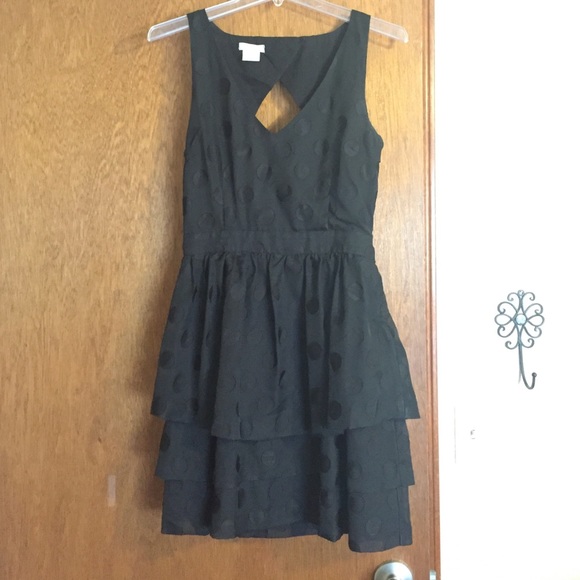 Black Polka Dot Dress - Picture 3 of 4