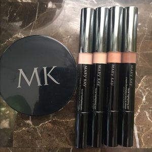 Mary Kay Highlighting Pens &Trans. Powder Bundle!