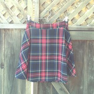 Plaid skirt