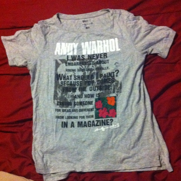 andy warhol shirt
