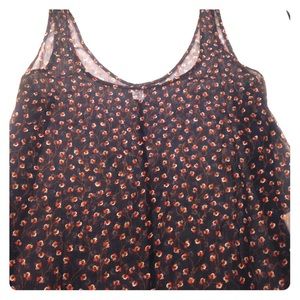 Sheer Floral Tank Top!