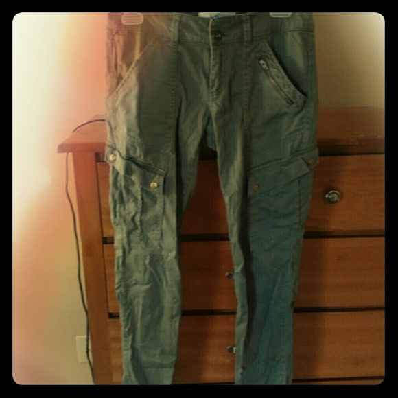 Olive Green Cargo Pants