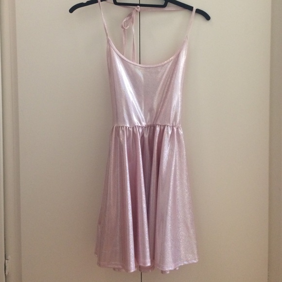 American Apparel low back halter dress