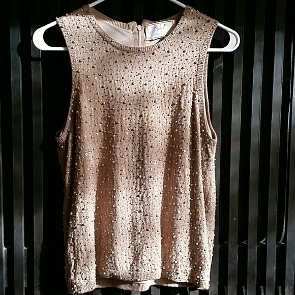 Vintage VIE by Victoria Royal  Beaded Sweater L - Picture 3 of 4