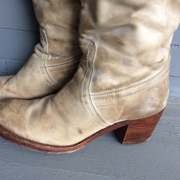 Frye Jane Tall Cuff Riding Boots - Picture 3 of 4