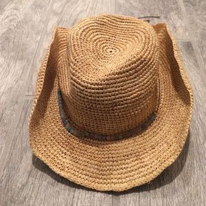 Athleta beaded straw hat
