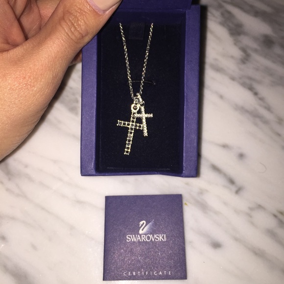 Swarovski Crystal Cross Necklace