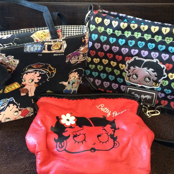 Bundle of 3 Betty Boop purses
