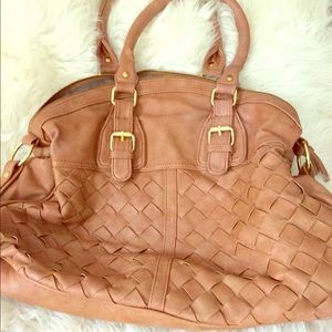 Tan handbag