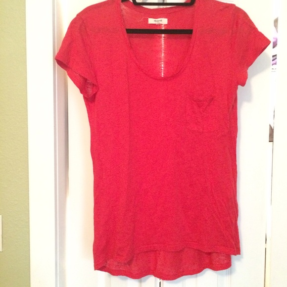 Madewell scoopneck shortsleeve tee size small