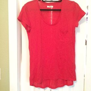 Madewell scoopneck shortsleeve tee size small