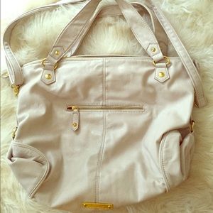 Cream handbag