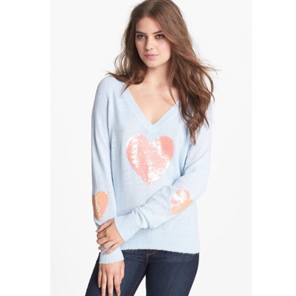 ⚡️1-DAY FLASH SALE⚡️Wildfox Happy Heart Sequin