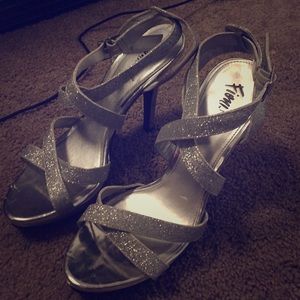 Silver heels