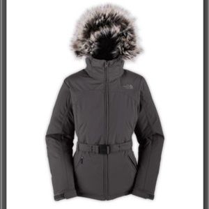 north face gray and brown Denali bundle for ally