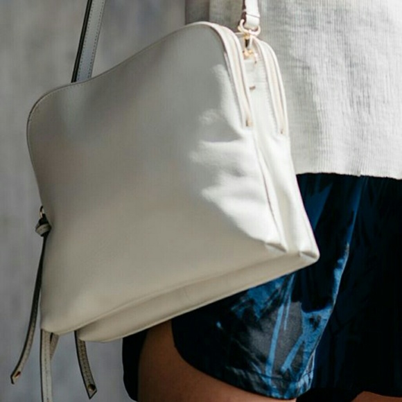 Sold out✨chic basic burgundy leather double - Picture 4 of 4