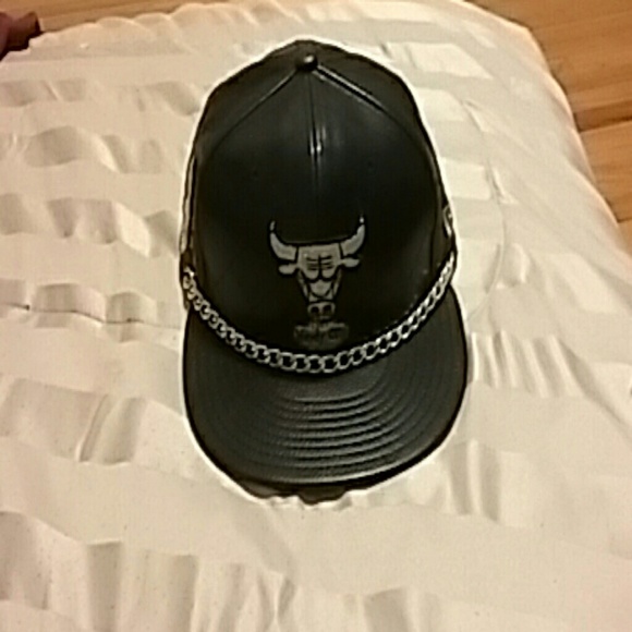 new era chicago bulls championship quilted leather