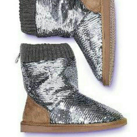 Victoria's Secret sequins boots