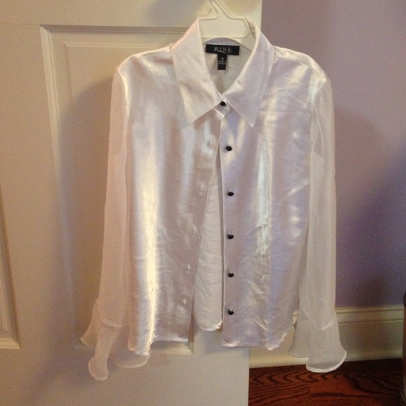 Sheer dress shirt