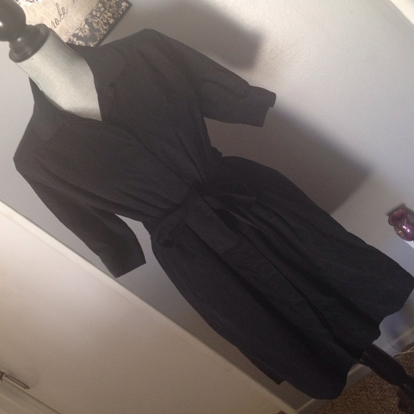DKNY Dresses & Skirts - DKNY Black belted Dress size 8