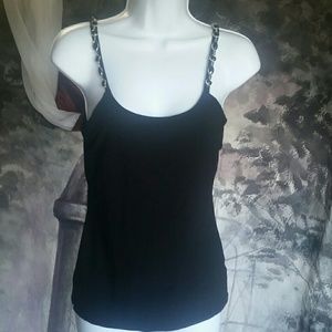 Feminine Jewel-Beaded White House Black Market Top