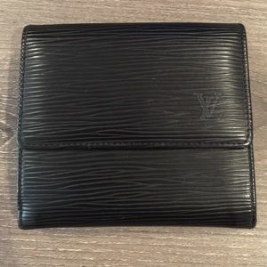 Black Epi Louis Vuitton Wallet