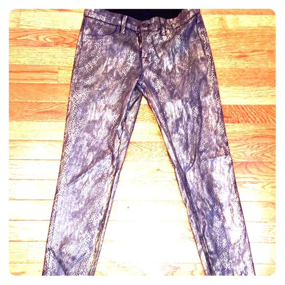 J Brand Black and Gold Skinny Jeans *SOLD*
