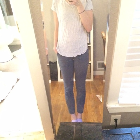 J. Crew gray cargo pants pockets front and back