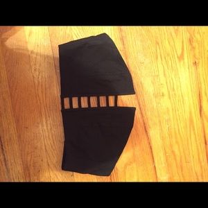 Tobi strapless crop top