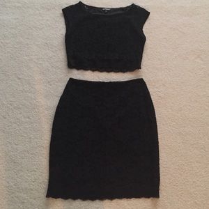 Express two piece lace outfit
