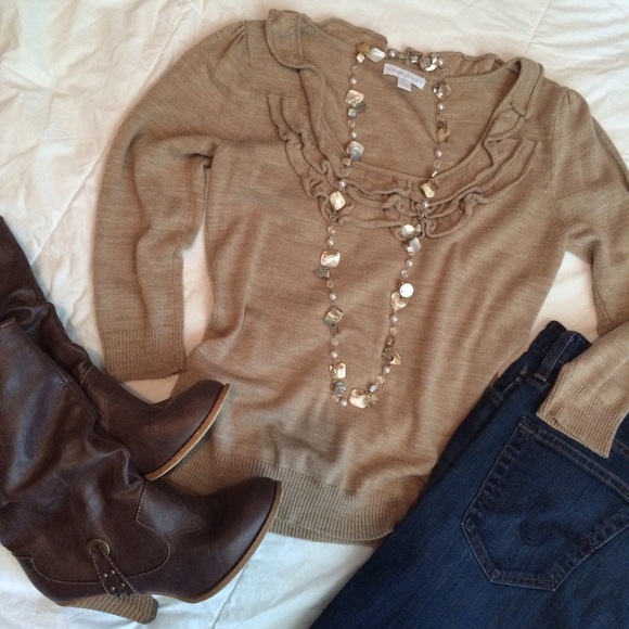 Tan sweater