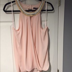 BEBE dressy top with detail size XL