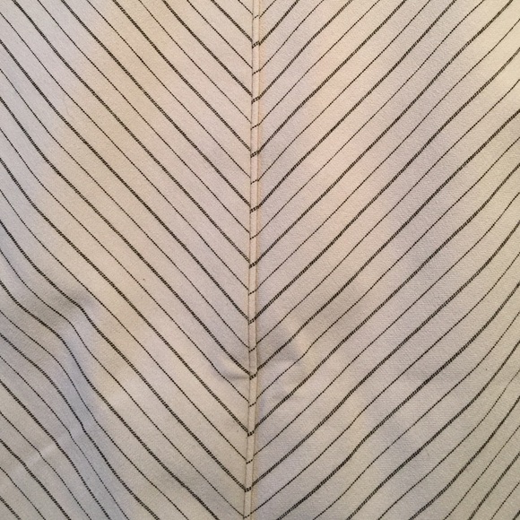 Diagonal Striped Office Skirt - Picture 2 of 4