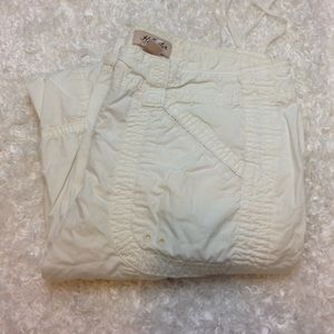 White Hollister cargo pants
