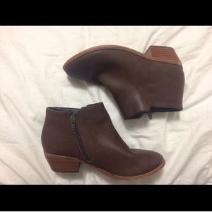 Brown ankle boots